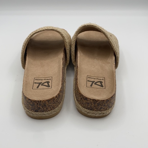 DIRTY LAUNDRY DAYTON JUTE PLATFROM SLIDES-NATURAL - Picture 4 of 6